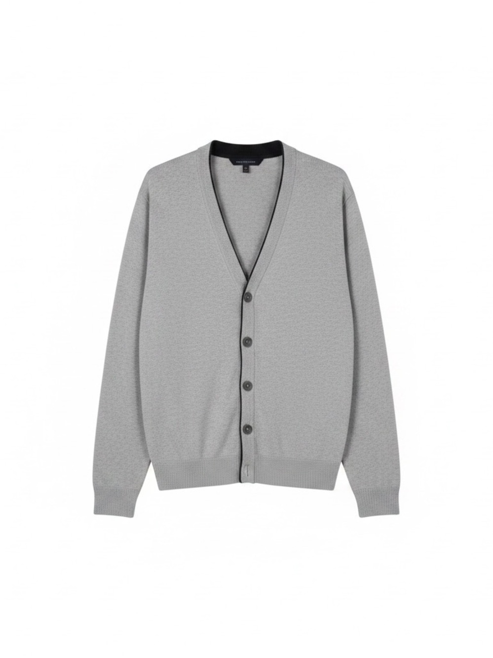 Tommy Hilfiger Light Gray V-Neck Button Cardigan